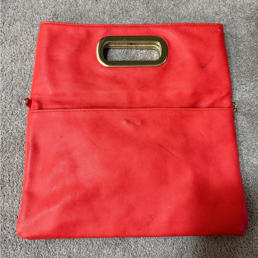 Chic Coral Clutch Bag - Picture 2 of 3